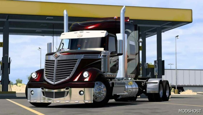 ATS International Truck Mod: Harley-Davidson International Lonestar V6.9 1.49 (Featured)