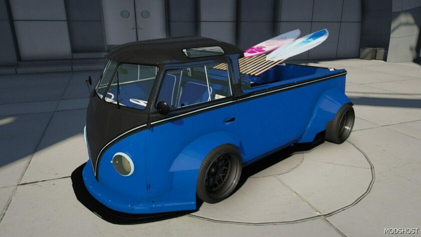 GTA 5 Volkswagen Vehicle Mod: Bus Widebody RYG (Featured)