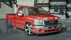 GTA 5 Vehicle Mod: GMC Sierra 2001 with Bike (Featured)