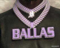 GTA 5 Mod: Ballas Chain Male/Female Fivem-Singleplayer (Featured)