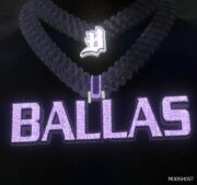 GTA 5 Mod: Ballas Chain Male/Female Fivem-Singleplayer (Image #2)