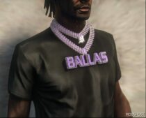 GTA 5 Mod: Ballas Chain Male/Female Fivem-Singleplayer (Image #3)