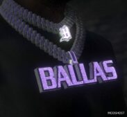 GTA 5 Mod: Ballas Chain Male/Female Fivem-Singleplayer (Image #4)