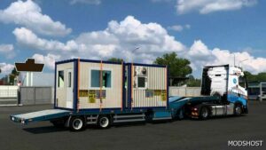 ETS2 Mod: European Caravan Transport Trailer V3.0 (Featured)