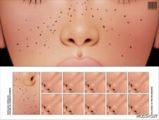 Sims 4 Makeup Mod: Details N47 Freckles (Featured)