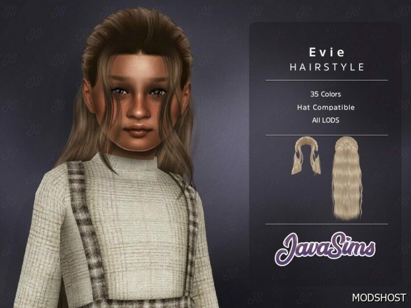 Sims 4 Female Mod: Evie Hairstyle (Featured)