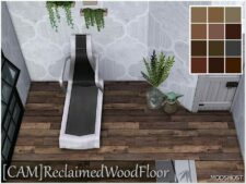 Sims 4 Object Mod: Reclaimed Wood Floor (Featured)