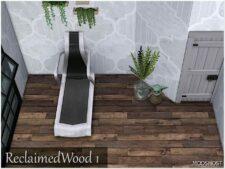 Sims 4 Object Mod: Reclaimed Wood Floor (Image #2)