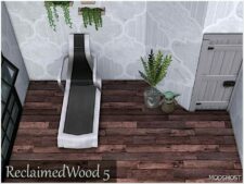 Sims 4 Object Mod: Reclaimed Wood Floor (Image #6)