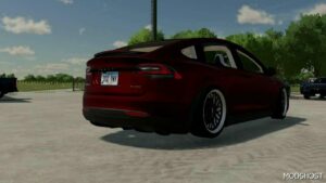 FS22 Tesla Car Mod: Model X 2017 Edited (Image #2)