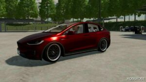 FS22 Tesla Car Mod: Model X 2017 Edited (Image #5)