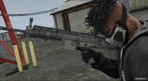 GTA 5 Weapon Mod: MW2 2022 TAQ-56 Animated (Image #5)