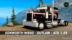 ATS Kenworth Truck Mod: Outlaw W900 V1.0.2 1.49 (Featured)