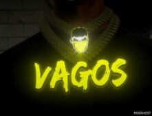 GTA 5 Player Mod: Vagos Chain – Sp/Fivem – Male & Female (Image #2)