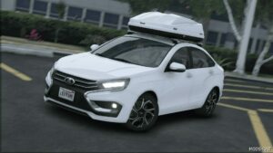 GTA 5 Vehicle Mod: 2023 Lada Vesta NG Add-On | Extras | Template (Featured)