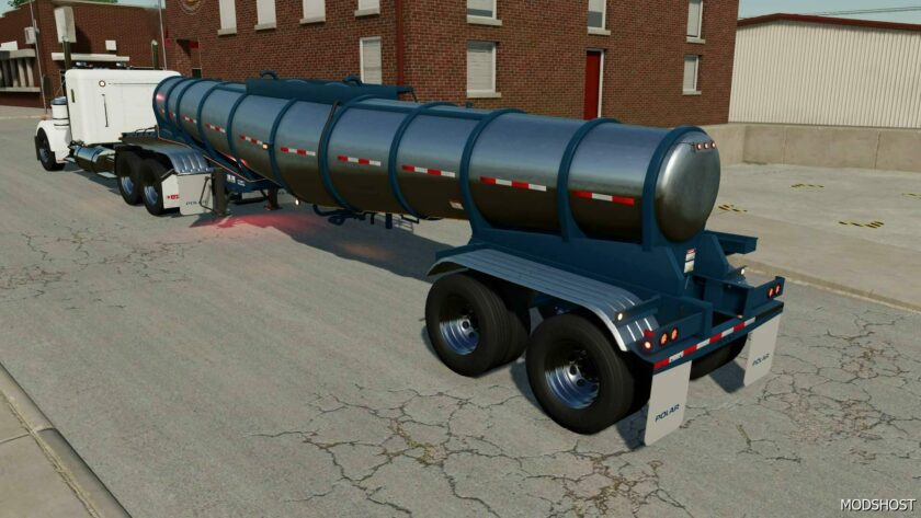 FS22 Trailer Mod: Polar Deep Drop Tanker (Featured)