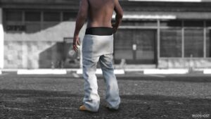 GTA 5 Player Mod: Sagged Flared Sweatpants MP Male (Featured)