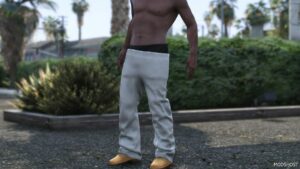 GTA 5 Player Mod: Sagged Flared Sweatpants MP Male (Image #3)