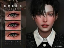 Sims 4 Eyeshadow Makeup Mod: Glitter EYE Shadow (Image #2)