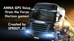 ETS2 Navigation Sound Mod: Anna GPS Voice (Featured)