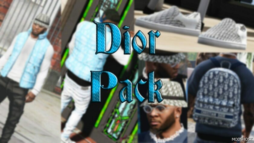 GTA 5 Player Mod: Dior Pack for Franklin (Featured)