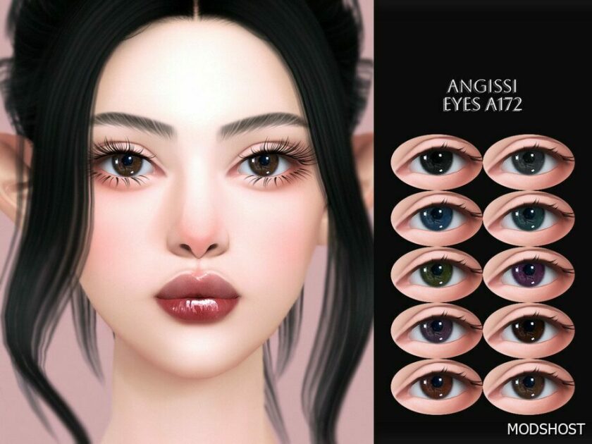 Sims 4 Mod: Eyes A172 (Featured)