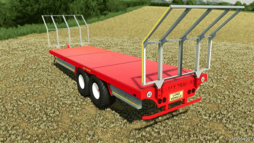 FS22 Mod: Scully 28FT Bale Trailer (Featured)