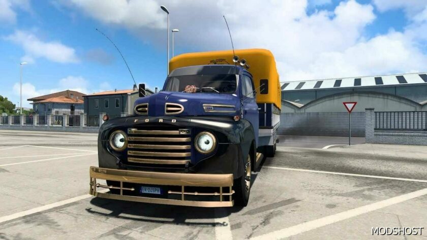 ATS Ford Mod: F6 1941 OLD Truck + Interior V1.4 1.49 (Featured)