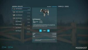 FS22 Script Mod: Increase Maximum Purchase Limit for Animals (Featured)