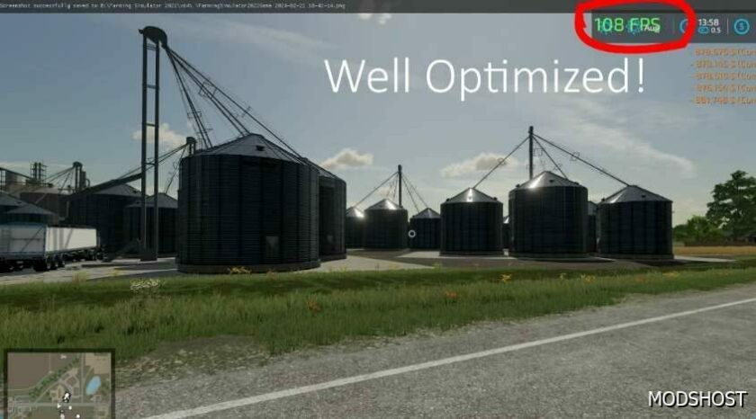 FS22 Placeable Mod: Meridian Grain Setup (Featured)