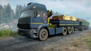 SnowRunner Truck Mod: Azov 5000 8×4 6×6 6×4 V1.1 (Image #2)