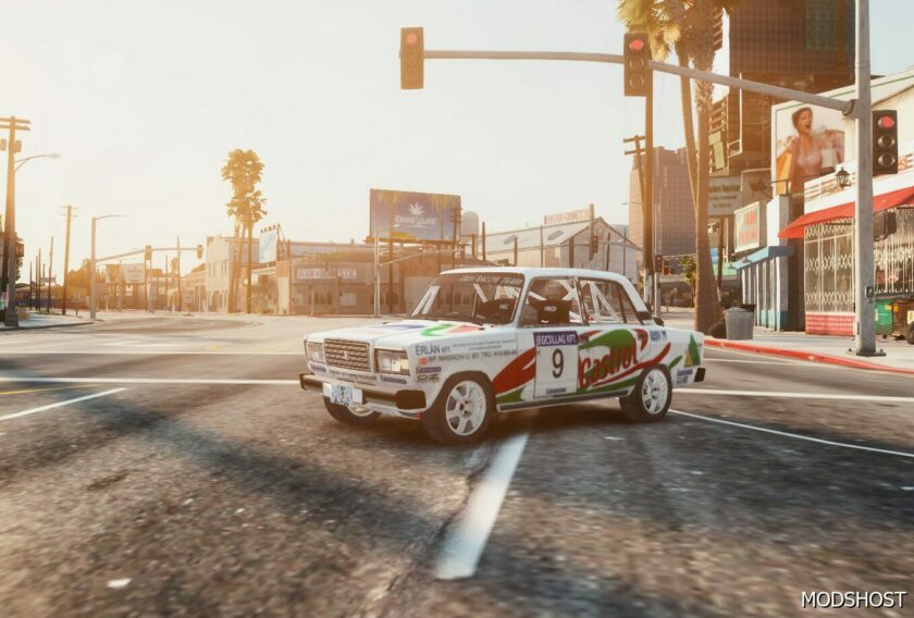 GTA 5 Vehicle Mod: Lada 21074 1.6 Rally Car Add-On | Fivem | Template (Featured)