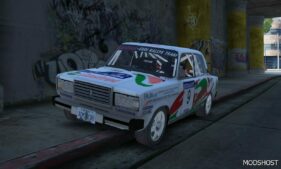 GTA 5 Vehicle Mod: Lada 21074 1.6 Rally Car Add-On | Fivem | Template (Image #2)