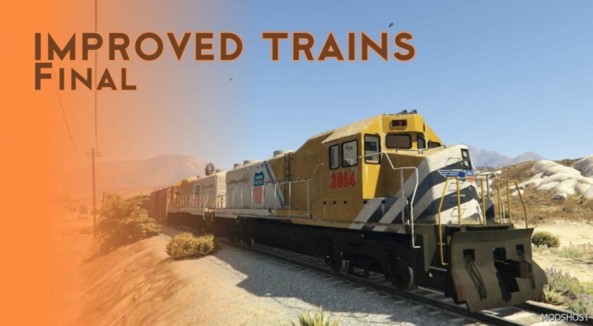 GTA 5 Vehicle Mod: Improved Trains V Final (Featured)