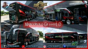 ETS2 Bus Mod: MARCOPOLO G8 1600 SC/VLV/MB 1.49 (Featured)