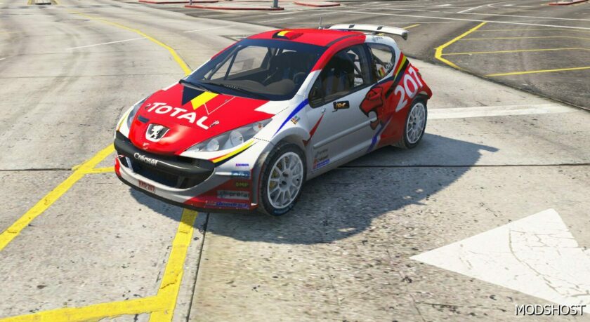 GTA 5 Vehicle Mod: Peugeot 207 S2000 EVO Fivem | Add-On (Featured)