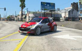 GTA 5 Vehicle Mod: Peugeot 207 S2000 EVO Fivem | Add-On (Image #3)