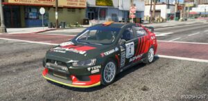 GTA 5 Mitsubishi Vehicle Mod: Lancer EVO X R4 Fivem | Add-On (Image #2)