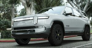 GTA 5 Vehicle Mod: 2024 Rivian R1S Add-On (Featured)