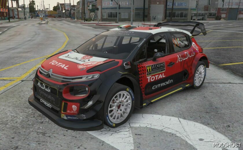 GTA 5 Vehicle Mod: 2017 Citroen C3 WRC Fivem | Add-On (Featured)