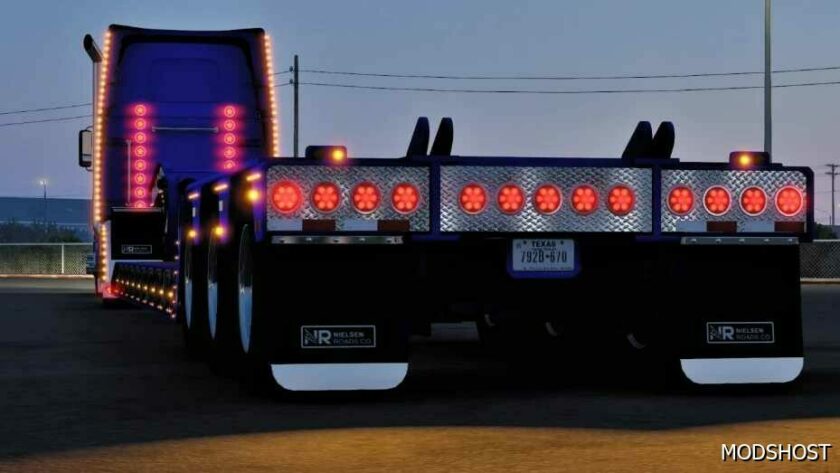 ATS Part Mod: SCS Lowboy Trailer Accessories Pack 1.49 (Featured)