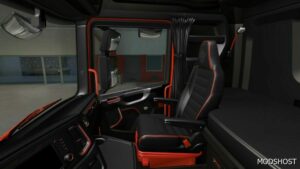 ETS2 Scania Mod: S & R 2016 LUX Black Red Interior 1.49 (Image #2)