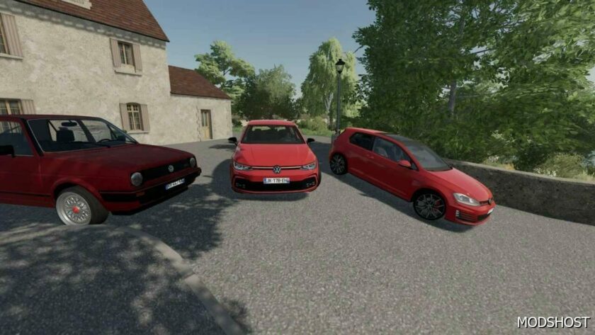 FS22 Volkswagen Car Mod: Golf 8 GTI V1.0.0.1 (Featured)