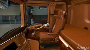 ETS2 Scania Mod: S & R Full Brown Interior 1.49 (Image #2)