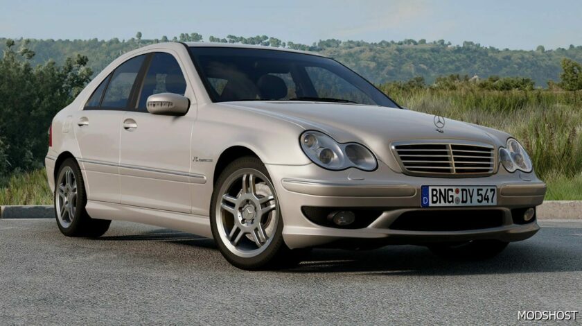 BeamNG Mercedes-Benz Car Mod: C-Class W203 0.31 (Featured)