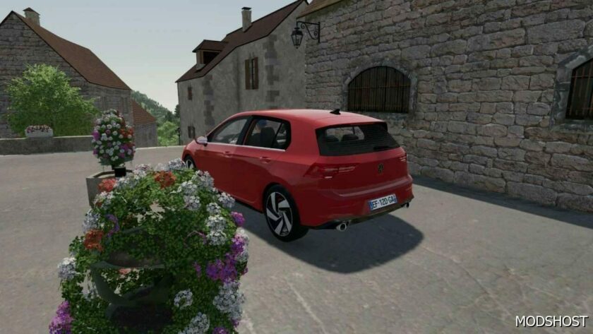 FS22 Volkswagen Car Mod: Golf 8 GTI V1.0.0.2 (Featured)