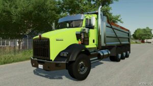 FS22 Kenworth Mod: T800 Dump Truck V1.0.0.1 (Featured)