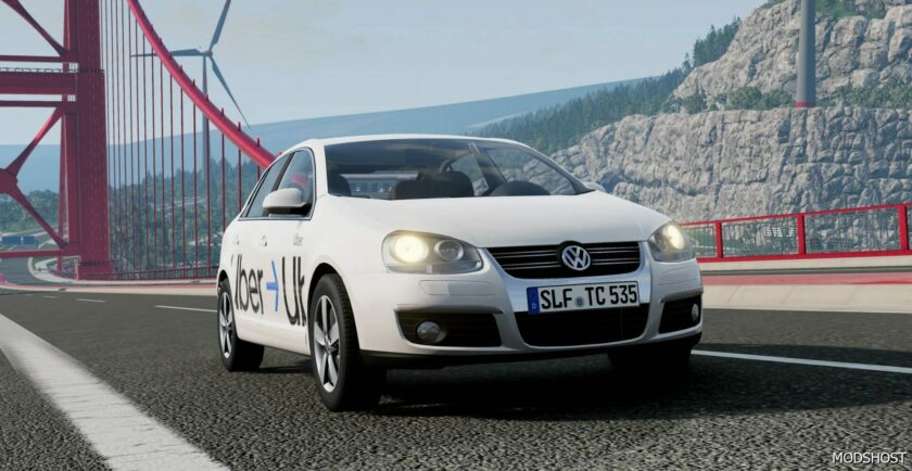 BeamNG Volkswagen Car Mod: Jetta V 2005-2010 V2.4 0.31 (Featured)