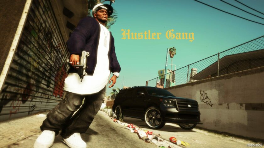 GTA 5 Player Mod: GTA 4 Hustler Gang Add-On PED V1.2 (Featured)