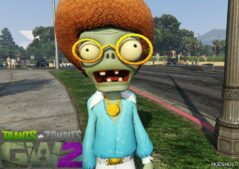 GTA 5 Player Mod: Disco Zombie – PVZ Garden Warfare 2 Add-On PED (Featured)